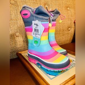 NWT Little Girls Rain 🌈 boots